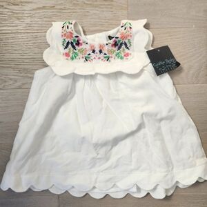 Cynthia Rowley White Embroidered Kids Dress 18-24 Months